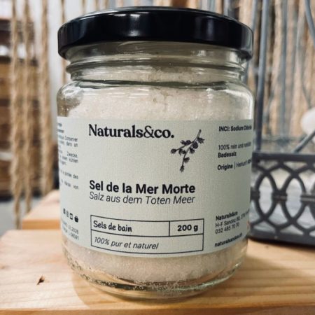 Sel de la Mer Morte - Principe actif - Ingrédient cosmétique maison - Naturals&co
