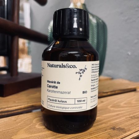 Macérât de Carotte BIO 100ml- Ingrédient cosmétique maison - Phase huileuse - Naturals&co