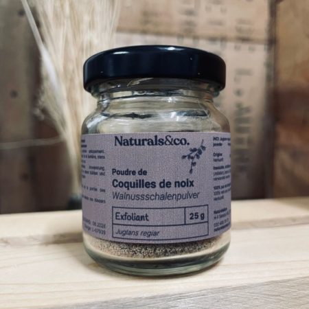Poudre de Coquilles de Noix - Exfoliant - Ingrédient cosmétique maison - Naturals&co