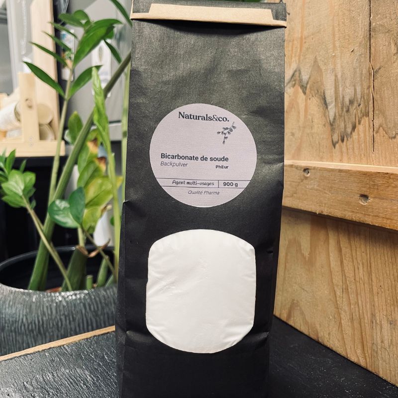 Bicarbonate de soude 900g - Principe actif - Ingrédient cosmétique maison - Naturals&co