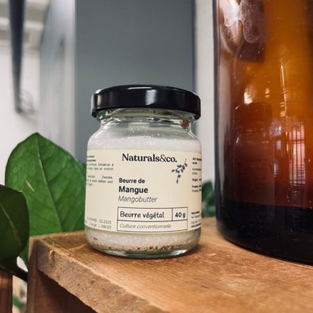 Beurre de mangue 40g - Ingrédient cosmétique maison - Phase huileuse - Naturals&co