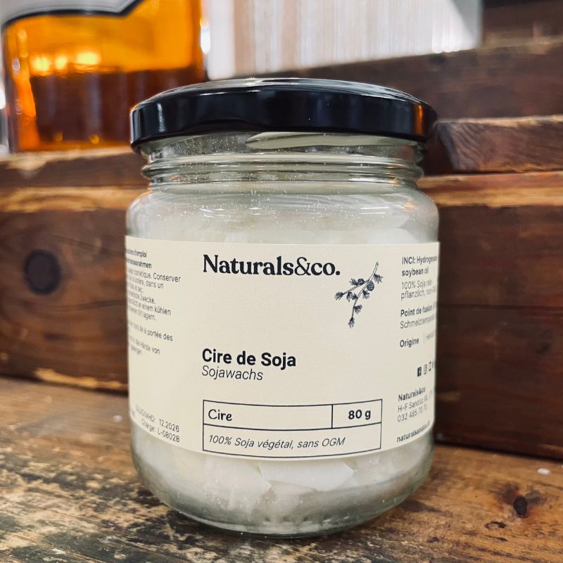 Cire de Soja 1KG - PREMIUM - Sans OGM et 100% Naturelle - Pour