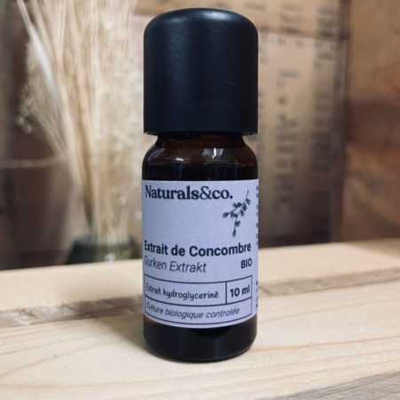Extrait hydroglyceriné de Concombre BIO 10 ml - Ingrédient cosmétique maison - Naturals&co