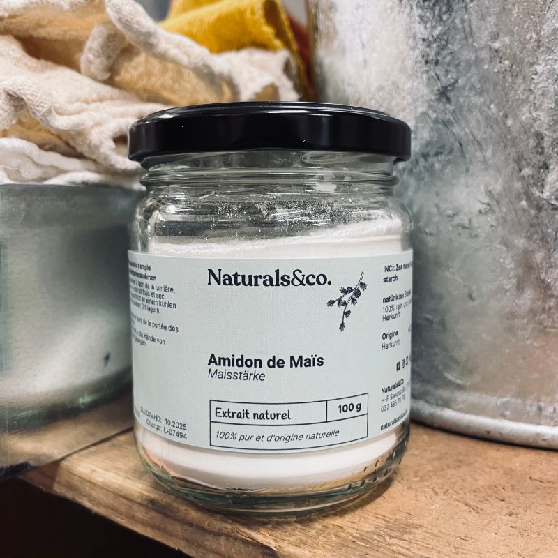 Amidon de Maïs 100 g - Ingrédient cosmétique maison - Principe actif - Naturals&co