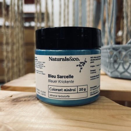 Colorant minéral bleu sarcelle - Ingrédient cosmétique maison - Naturals&co