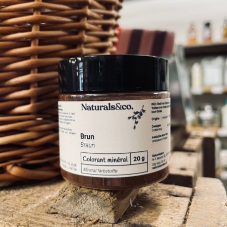 Colorant minéral brun - Ingrédient cosmétique maison - Naturals&co