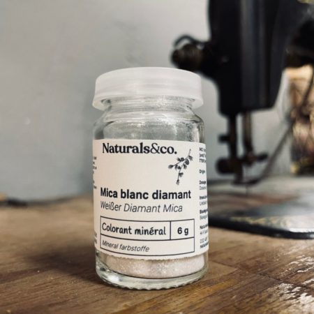 Colorant minéral mica blanc diamant - Ingrédient cosmétique maison - Naturals&co