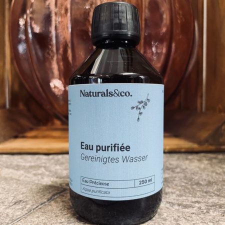 Eau purifiée 250 ml - Ingrédient cosmétique maison - Phase aqueuse - Naturals&co