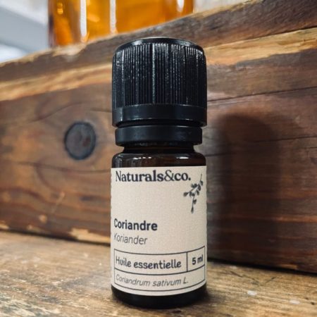 Huile essentielle de Coriandre (graines) 5 ml - Ingrédient cosmétique maison - Parfum -Principe actif - Naturals&co