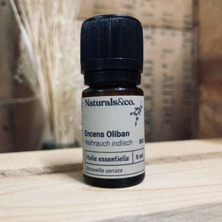 Huile essentielle d’Encens Oliban BIO - 5 ml - Ingrédient cosmétique maison - Parfum -Principe actif - Naturals&co