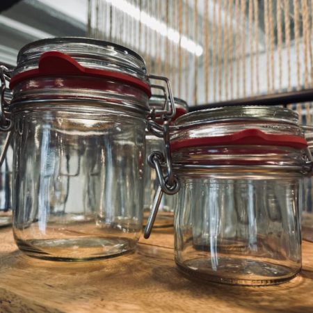 Jar en verre à fermeture mécanique - Naturals&co