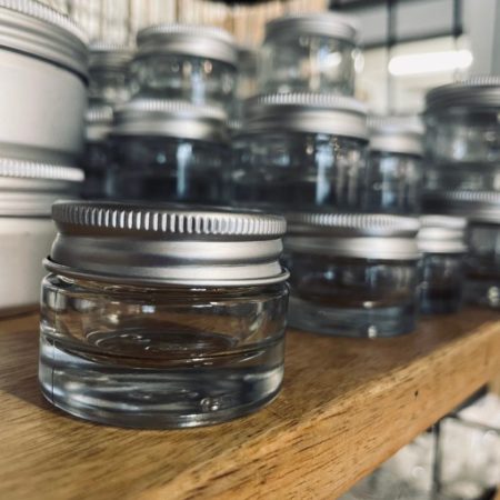 Pot en verre avec capuchon alu 15 ml - Naturals&co