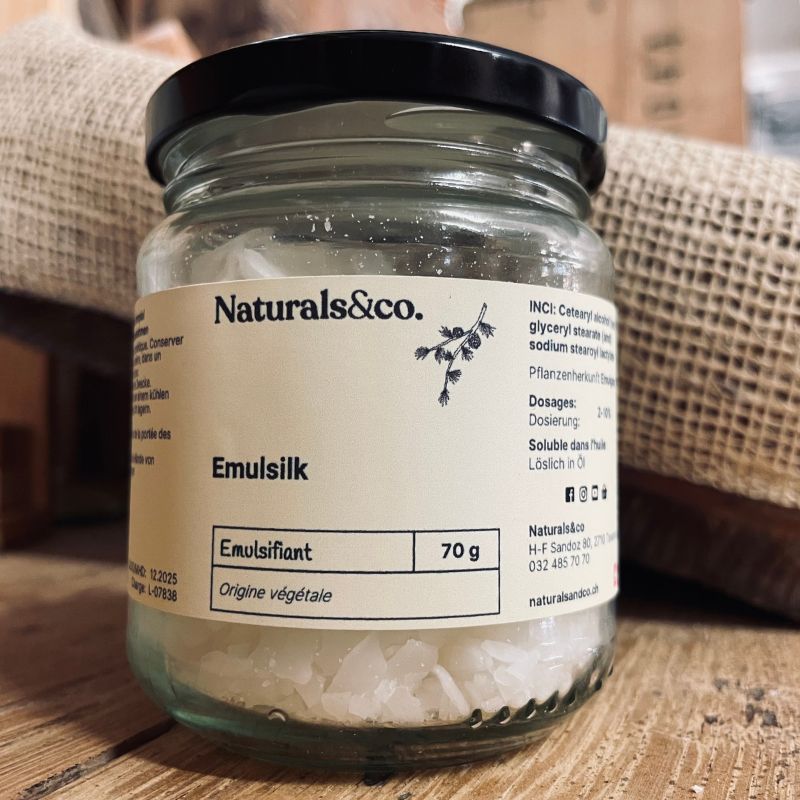 Emulsilk 70g - Emulsifiant - Ingrédient cosmétique maison - Naturals&co
