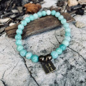 Bracelet Amazonite - Gaïa - Lithothérapie