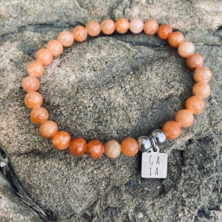 Bracelet Calcite Orange - Gaïa - Lithothérapie