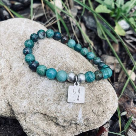 Bracelet Chrysocolle - Gaïa - Lithothérapie