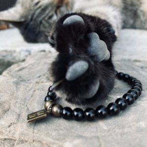 Bracelet Onyx - Gaïa - Lithothérapie