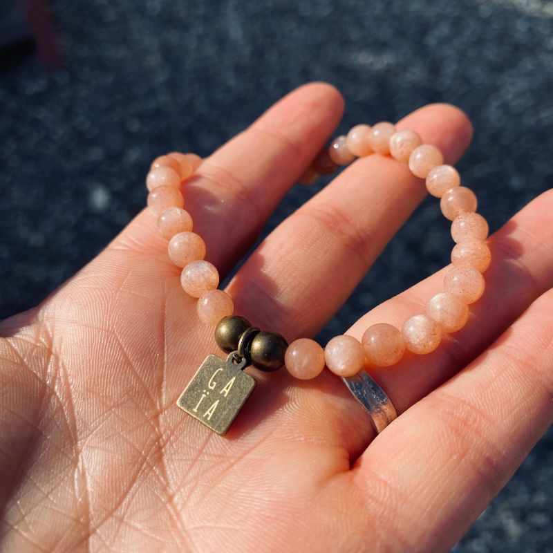 Bracelet Pierre de Soleil - Gaïa - Lithothérapie