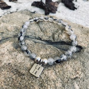 Bracelet Quartz Rutile - Gaïa - Lithothérapie