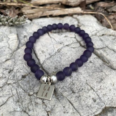 Bracelet Améthyste Mate - Gaïa - Lithothérapie
