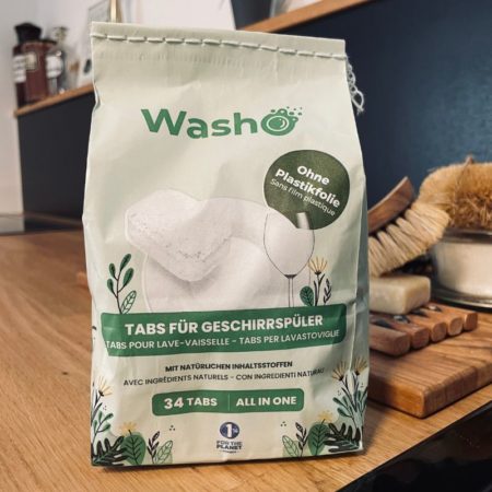 Tablettes lave-vaisselle - Washo - Ménage au naturel