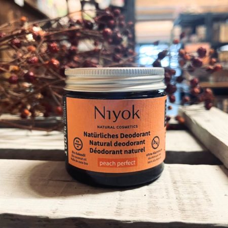 Déodorant crème anti-transpirant 2 en 1 - Peach Perfect - Niyok - Cosmétique naturelle