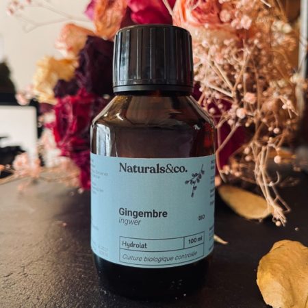 Hydrolat de Gingembre BIO- Hydrolathérapie - Ingrédient cosmétique maison - Phase aqueuse